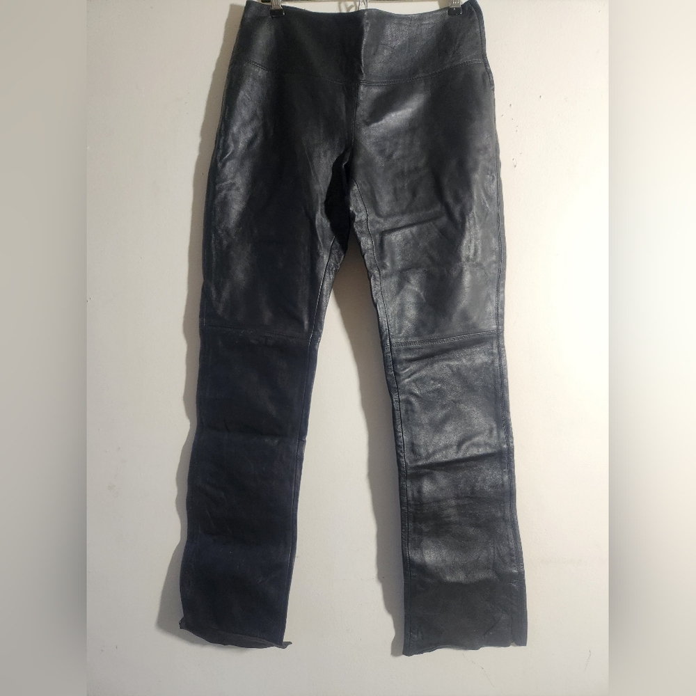 Black Leather Pants